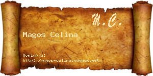 Magos Celina névjegykártya